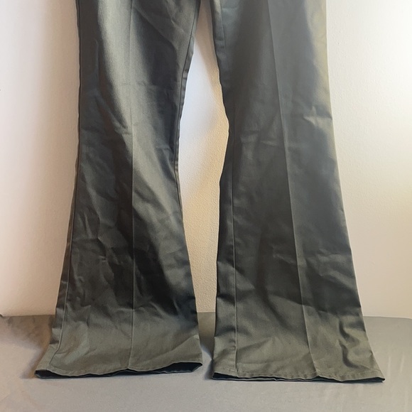 Green Calvin Klein Flare Leg Pants Size 7 NWT - Picture 3 of 10